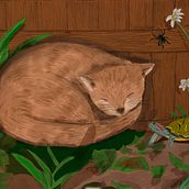 My project for course: Natural Illustration with Digital Painting. Traditional illustration, Drawing, Digital Illustration, Realistic Drawing, Digital Painting, and Naturalistic Illustration project by Linda Baehr - 07.30.2024
