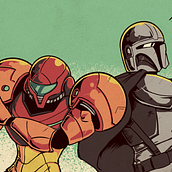 Bounty Hunters ... and their babies.. Un proyecto de Ilustración digital de Valter Kittler - 30.07.2024