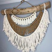 Mi proyecto del curso: Macramé: crea diseños originales con nudos sencillos Ein Projekt aus dem Bereich Erweiterungsentwicklung, Dekoration von Innenräumen, Weben und Makramee von francesca.lassnibatt - 31.07.2024
