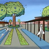 Mi proyecto del curso: Ilustración arquitectónica: da vida a tus diseños. Un proyecto de Ilustración tradicional, Arquitectura, Dibujo, Arquitectura digital, Ilustración arquitectónica y Diseño de espacios de Abdiel Nolasco - 30.07.2024