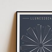 Calendario Lunar 2024. Projekt z dziedziny Projektowanie graficzne, Design, Kreat, wność i  Projektowanie plakatów użytkownika Oriol Barri - 31.07.2024