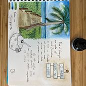 My project for course: Watercolor Travel Journal. Traditional illustration, Watercolor Painting, Architectural Illustration, and Sketchbook project by Thais Baumgartel - 07.31.2024