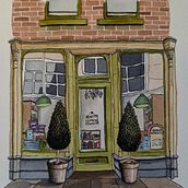 My project for course: Watercolor Urban Illustration: Portray your City. Painting, Drawing, Watercolor Painting, and Architectural Illustration project by shannonliedtke - 07.31.2024