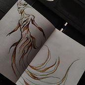 Mi proyecto del curso: Sketchbook fantástico: dibuja personajes desde la imaginación Ein Projekt aus dem Bereich Traditionelle Illustration, Kreativität, Zeichnung und Sketchbook von camilo-lopez-2002 - 31.07.2024