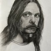 My project for course: Realistic Portrait with Graphite Pencil. Traditional illustration, Fine Arts, Sketching, Pencil Drawing, Drawing, Portrait Drawing, Realistic Drawing, Artistic Drawing, and Figure Drawing project by Pauline McKee - 08.01.2024