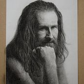 My project for course: Realistic Portrait with Graphite Pencil. Traditional illustration, Fine Arts, Sketching, Pencil Drawing, Drawing, Portrait Drawing, Realistic Drawing, Artistic Drawing, and Figure Drawing project by Ganna Brezhnieva - 07.31.2024