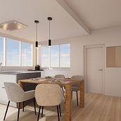 Cocina con peninsula . Un proyecto de Diseño de interiores de Liliana Jura Trastau - 01.08.2024