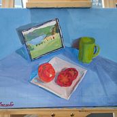 Meu projeto do curso: Pintura a óleo a partir do zero Ein Projekt aus dem Bereich Bildende Künste, Malerei und Ölmalerei von Sérgio Silva - 01.08.2024