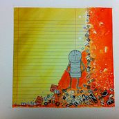 "Letras Caídas". Children's Illustration, and Children's Literature project by Alexandra Brito - 08.01.2024