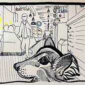 My project for course: Illustrated Diary: Fill Your Sketchbook with Experiences . % Dance Aoki tarafından hazırlanan Geleneksel illüstras, on, Eskiz çizimi, Çizim, Eskiz defteri, Mürekkep İllüstras, Ve onu projesi - 08.02.2024