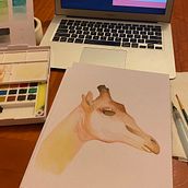 Mi proyecto del curso: Ilustración realista en acuarela de la vida salvaje Ein Projekt aus dem Bereich Bildende Künste, Malerei, Aquarellmalerei und Naturalistische Illustration von CatitArt - 31.07.2024