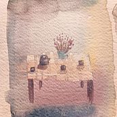 Mi proyecto del curso: Ilustración de paisajes de fantasía con acuarela y gouache. Un progetto di Belle arti, Pittura, Pittura ad acquerello, Illustrazione naturalistica e Pittura gouache di chriskoch - 02.08.2024