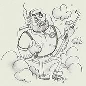 Mi proyecto del curso: Introducción a la creación de personajes estilo cartoon. Un projet de Illustration traditionnelle, Conception de personnages , et Dessin de katheryn caballero - 02.08.2024