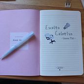 Meu projeto do curso: Caderno de escrita para criativos. Creativit, Sketchbook, Creative Writing, Management, and Productivit project by Aimée Vieira dos Santos - 08.03.2024