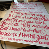 Mi proyecto del curso: Caligrafía itálica con brush pen. Projekt z dziedziny  Kaligrafia użytkownika Mariana Colombo - 02.08.2024