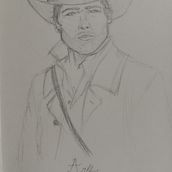 Dibujo a lápiz Arthur Morgan RDR2 . % Yumiko tarafından hazırlanan Geleneksel illüstras, on, Gerçekçi Çizim, Kalem Çizimi, Sanatsal Çizim, Ve Portre Çizimi projesi - 08.03.2024
