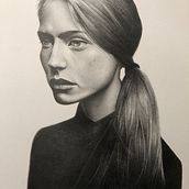 Mi proyecto del curso: Retrato realista con lápiz de grafito. Traditional illustration, Fine Arts, Sketching, Pencil Drawing, Drawing, Portrait Drawing, Realistic Drawing, Artistic Drawing, and Figure Drawing project by Fernando Cintora - 08.03.2024