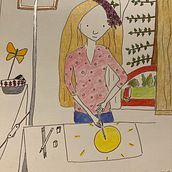 My little drawings. Ilustração tradicional projeto de Barbora Jirkovská - 04.08.2024