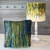 Custom Wet Felted Designs. Arts, Crafts, Textile Design, Fiber Arts, and Lighting Design project by Natasha Smart - 08.04.2024