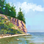 My project for course: Lighting Principles for Digital Painting. Un projet de Illustration traditionnelle, Illustration numérique , et Peinture numérique de johnmartinz2001 - 05.08.2024
