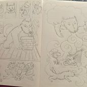 Mi proyecto del curso: Introducción a la ilustración infantil. Traditional illustration, Fine Arts, Painting, Pencil Drawing, Drawing, Watercolor Painting, Children's Illustration, and Narrative project by proyectoderma - 10.13.2024