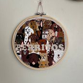 Mi proyecto del curso: Diseño de bordados con lettering en negativo. Un proyecto de Bordado y Diseño textil de Constanza - 05.08.2024
