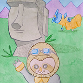 Meu projeto do curso: Técnicas de ilustração com aquarela e guache. Projekt z dziedziny Trad, c, jna ilustracja,  Sztuki piękne,  Malarstwo, Malowanie akwarelą, Ilustracje dla dzieci i Malowanie gwaszami użytkownika Priscila Cruz - 05.08.2024