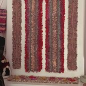 Mein Abschlussprojekt für den Kurs: Rag Rugging für Anfänger: Gestalte Teppiche aus Stoffresten. Accessor, Design, Arts, Crafts, Decoration, Fiber Arts, and Textile Design project by Sabine-Ines Reip - 08.06.2024