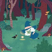 Sibyl the adorable witch . Traditional illustration, Stor, board, Portfolio Development, Children's Illustration, Narrative, Management, Productivit, Picturebook, Character Design, and Digital Illustration project by miareim2 - 08.06.2024