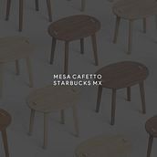 Mesa Cafetto para Starbuck, MX.. Design industrial, e Design e fabricação de móveis projeto de Alfredo Vidales - 09.05.2024