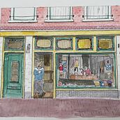 Mijn project van de cursus: Stadsbeeld in aquarel: breng je stad in beeld. Pintura, Desenho, Pintura em aquarela e Ilustração arquitetônica projeto de Cora Bijsterveld - 06.08.2024