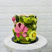 My project for course: Cake Design: Easy Buttercream Flowers with a Palette Knife Ein Projekt aus dem Bereich DIY und Blumen- und Pflanzendesign von Chrisenta Nirmaly - 06.08.2024