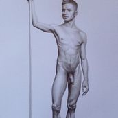 Meu projeto do curso: Desenho realista da figura humana Ein Projekt aus dem Bereich Traditionelle Illustration, Bildende Künste, Skizzenentwurf, Bleistiftzeichnung, Zeichnung, Realistische Zeichnung und Anatomische Zeichnung von Marcos Bueno - 26.07.2024