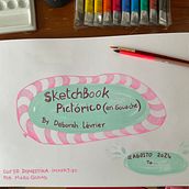 Sketchbook pictórico. Painting project by Déborah Levrier - 08.01.2024