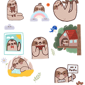 My project for course: Kawaii Illustration: Create Charming Characters. Traditional illustration, Character Design, and Manga project by Meral Mahmoud - 08.06.2024