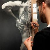 An ongoing series working with juxtaposition of flesh. Pencil Drawing, and Realistic Drawing project by Jono Dry - 08.08.2024