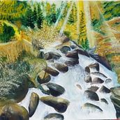 Mein Abschlussprojekt für den Kurs: Realistische Landschaften in Aquarell malen Ein Projekt aus dem Bereich Bildende Künste, Malerei, Skizzenentwurf, Aquarellmalerei und Naturalistische Illustration von Jon Bickel - 08.08.2024
