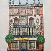 Mi proyecto del curso: Ilustración urbana en acuarela: retrata tu ciudad. Painting, Drawing, Watercolor Painting, and Architectural Illustration project by alvaromonguia - 08.08.2024