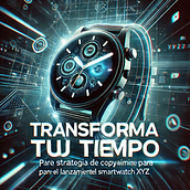 Transforma tu Tiempo: Estrategia de Copywriting para el Lanzamiento del Smartwatch XYZ. Writing, Cop, writing, Social Media, and Communication project by shanaserrano03 - 08.06.2024