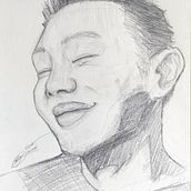 Mi proyecto del curso: Cuaderno de retratos a línea con grafito. Fine Arts, Sketching, Drawing, Portrait Drawing, and Sketchbook project by Iulia Bianca Andreica - 08.09.2024