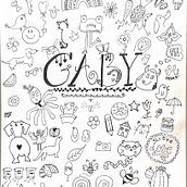 Mi proyecto del curso: Dibujo y hand lettering creativo para principiantes. Un proyecto de Ilustración tradicional, Lettering, Dibujo, H y lettering de Gabriela Soto Quijano - 09.08.2024