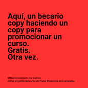 Mi proyecto del curso: Copywriting para copywriters. Un progetto di Pubblicità, Cop, writing, Stor, telling e Comunicazione di cbfv9rzw5h - 10.08.2024