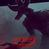 Demogorgon - fan art. Un progetto di Illustrazione digitale, Arte concettuale e Character design di David - 29.10.2023