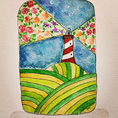 My project for course: Watercolor Techniques for Dreamlike Illustrations. Een project van Traditionele illustratie,  Tekening, Aquarelschilderen y Redactionele illustratie van Lourdes Ramírez Fuentes - 12.08.2024