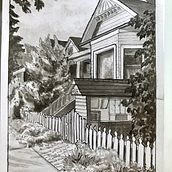 My project for course: Urban Illustration with Inking Techniques. Sketching, Drawing, Architectural Illustration, Sketchbook & Ink Illustration project by i_yu - 08.13.2024