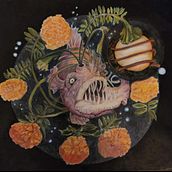 My project for course: Surrealist Illustration Inspired by Nature. Un proyecto de Ilustración tradicional, Dibujo a lápiz, Dibujo, Dibujo artístico, Ilustración naturalista				 y Dibujo con lápices de colores de Helena Halikias - 13.08.2024