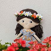 My project for course: Fabric Dolls: Design and Content Creation. Arts, Crafts, To, Design, Social Media, Mobile Photograph, Product Photograph, Sewing, Instagram Photograph, Patternmaking, and Dressmaking project by Van Thi Diep - 08.13.2024