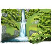 My project for course: Atmospheric Scenes in Procreate: Paint with Color and Light. Un progetto di Illustrazione digitale di lykomeraki - 13.08.2024