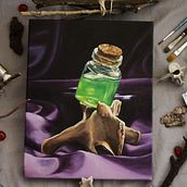 Oil painting. Traditional illustration, Painting, Naturalistic Illustration, Oil Painting, Decorative Painting, Fine Arts, Arts, and Crafts project by aurorac - 08.13.2024