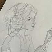 Mi proyecto del curso: Sketchbook de retrato: explora el rostro humano. Esboçado, Desenho, Desenho de retrato, Desenho artístico, e Sketchbook projeto de Valentina Acevedo Castro - 29.07.2024